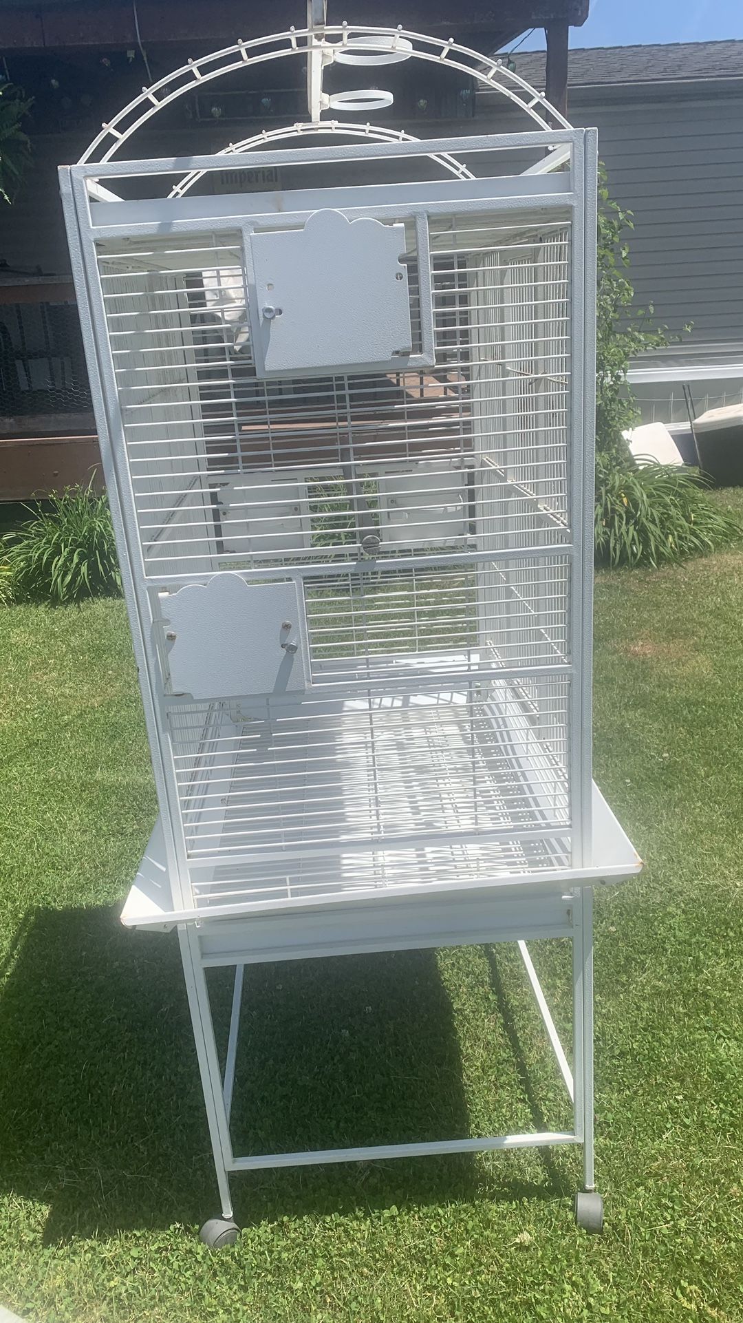 cage for parrots in good shape