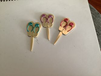 Flip Flop Cupcake Picks