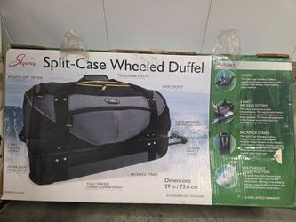 $30, 29 inch long Wheeled Duffel Carry On, Brand  new