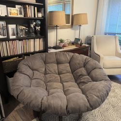 Papasan Chair - CUSHION ONLY - Gray, World Market