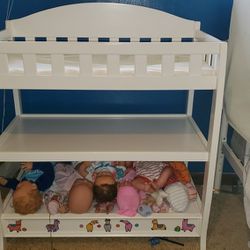 Baby Changing Table, High Chair & Bassinett