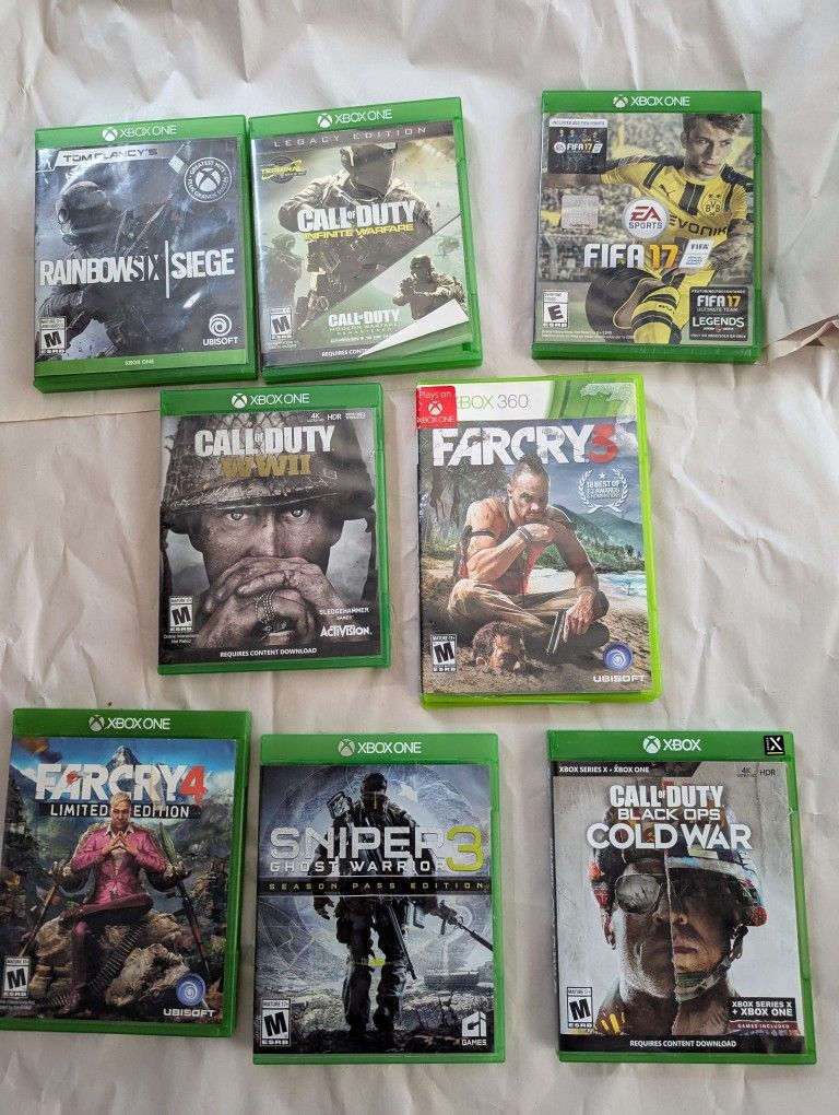 Bundle Of Xbox one Video Games