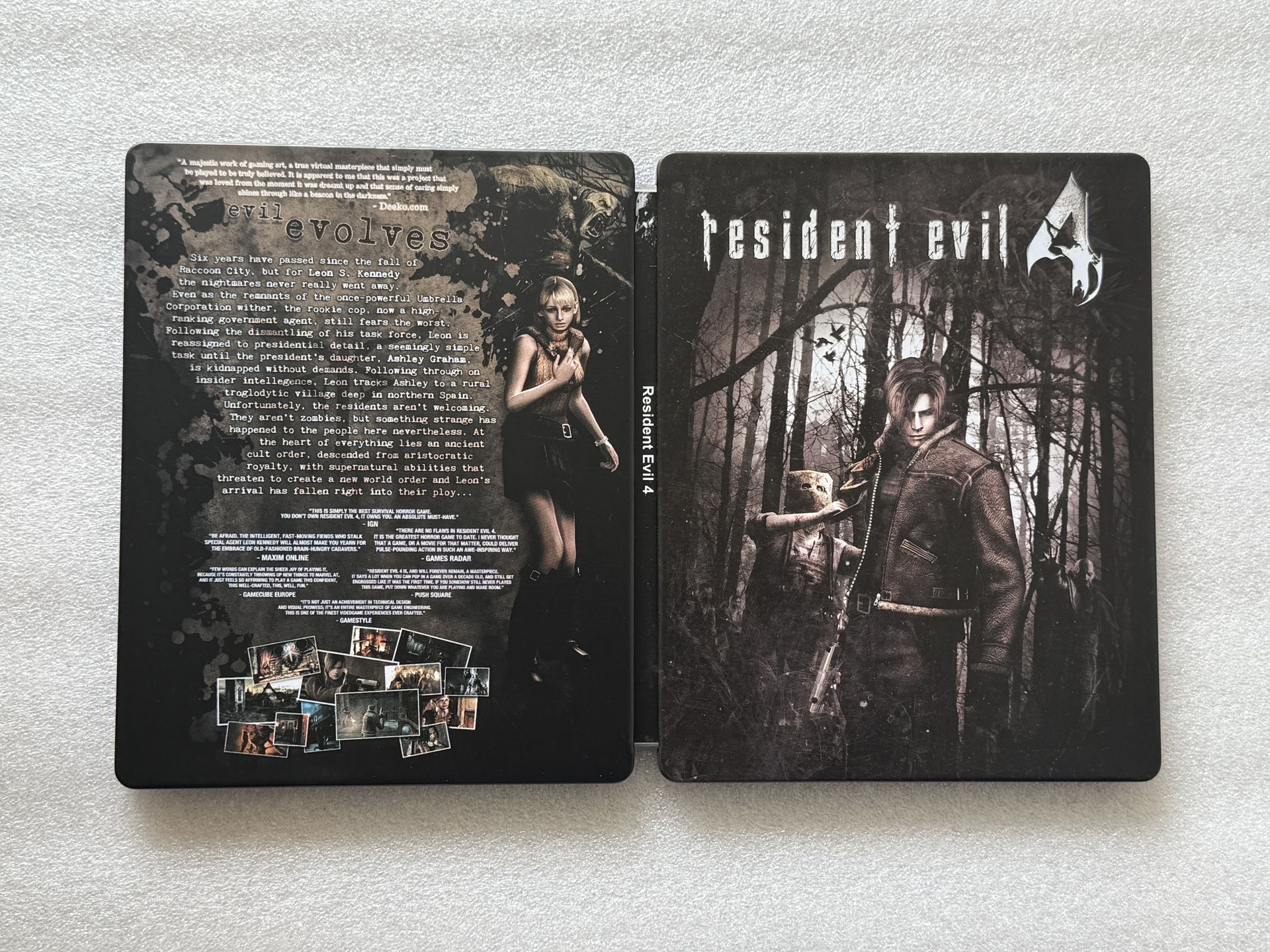 Resident Evil 4 Classic Edition Custom Steelbook/SteelUp Case PS2/PS3/PS4/Xbox