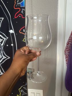 Set of 4 Clear Glass Wine Glass