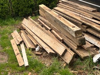 Lots of wood  2x6 , 2x8,6x6 2x4 and 2x12w,18’