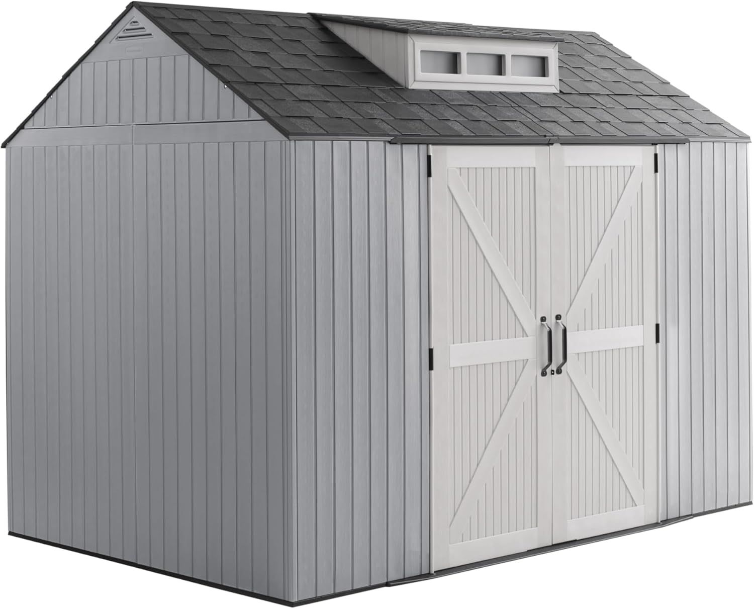 Rubbermaid Extra Large Resin Outdoor Storage Shed With Floor (7 x 10 Ft.)
