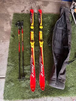 Vintage Hart F17 Skis with Tyrolia Freeflex Bindings
