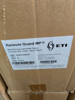 Xposure Guard MP Protective Coveralls (25/Box) – Size 4XL – Factory Sealed