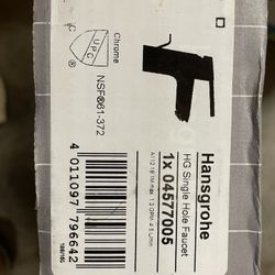 NIB*Hansgrohe Talis E-2 Bathroom Faucet-Chrome