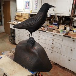 Hand Carved Falcon