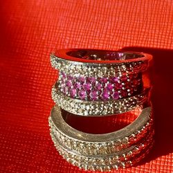 2.1 Diamond Ring & Diamond Ring With Garnet