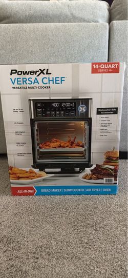 PowerXL 4-in-1 Versa Chef Air Fryer, Oven, Bread Maker & Slow Cooker, 25 Presets