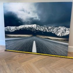 Canvas Paintings (Open Road & Trees)