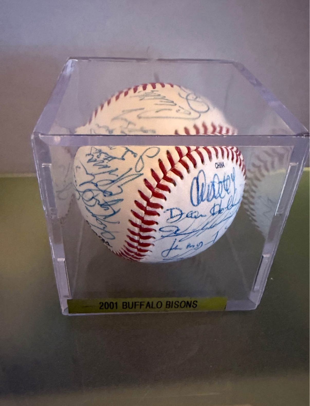 2001 Buffalo Bisons Signed Team Baseball