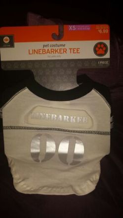 Dog costume xs New 'linebacker'