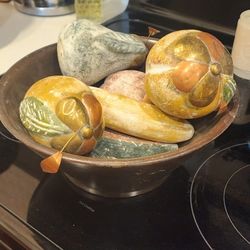 Anthropology Metal Fruit And Bowl