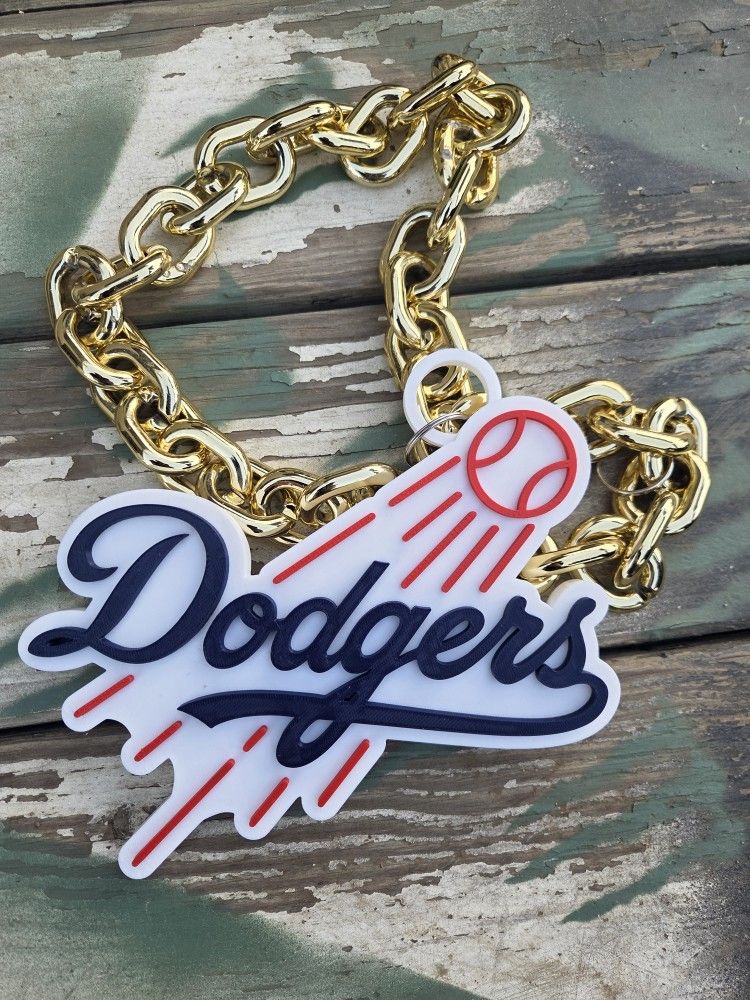Dodgers Logo With Chain