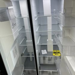 LG side-by-side refrigerator
