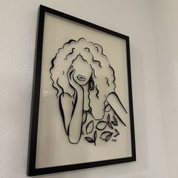 Glass Framed Wall Art