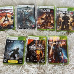 7 XBOX 360 Video Games