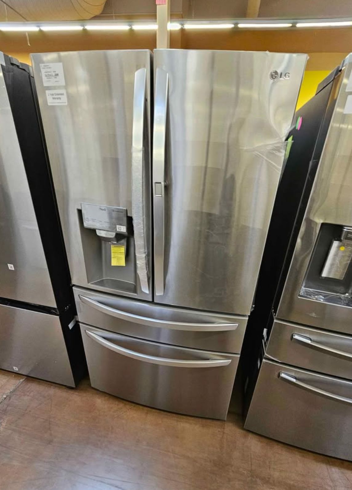 4 Door Refrigerator LG Stainless steel