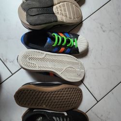 Size 5 Y Shoes (Nike, Adidas And VANs)