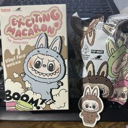 LABUBU THE MONSTERS - Exciting Macaron Vinyl Face TOFFEE
