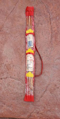 Vintage 12-foot bamboo cane fishing pole kit