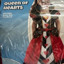 Toddler Queen If Hearts Costume