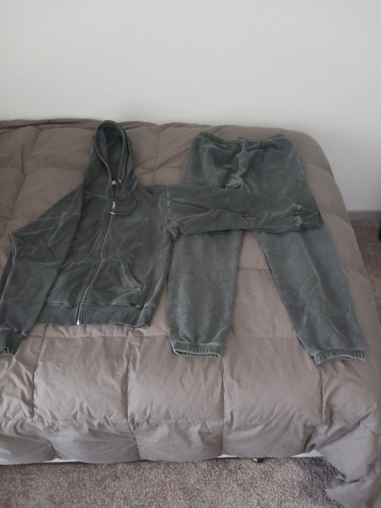 Sweatshirt And Sweatpants Pair