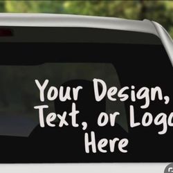 Custom Decals - Stickers Car Decals Sports Teams Screen Printing HTV Shirts T Shirts Window Decals Anime Printing Colors Business Designs