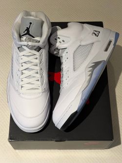 Jordan 5 Retro - ‘White Metallic’ - Size 12M - 2026