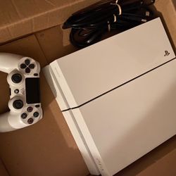 White PS4