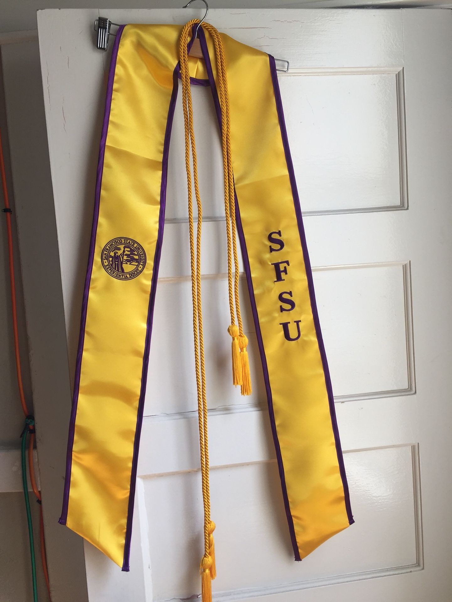 Stole - Graduation Stole from SFSU with honor cords