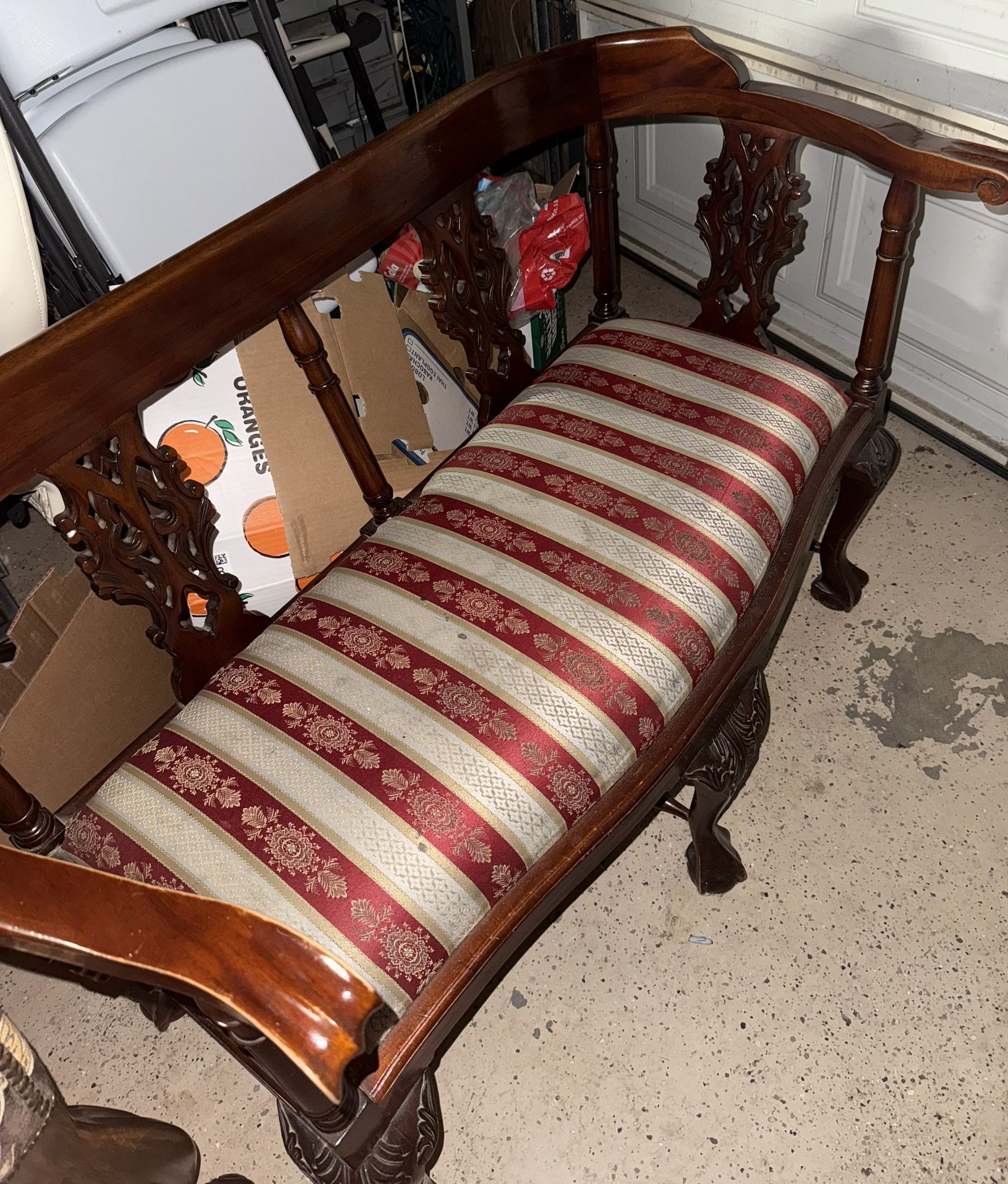 Victorian Age Home Wooden Bench