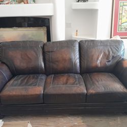 Leather Couch / Sofa