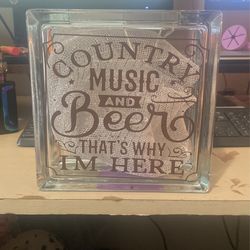 Custom LED Glass Block 