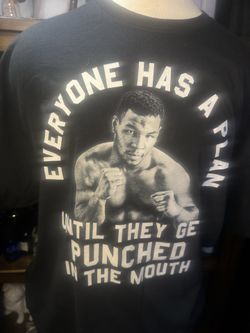 MIKE TYSON BLACK TSHIRT 2XL