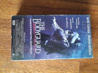 The Bodyguard starring Whitney Houston and Kevin Costner VHS