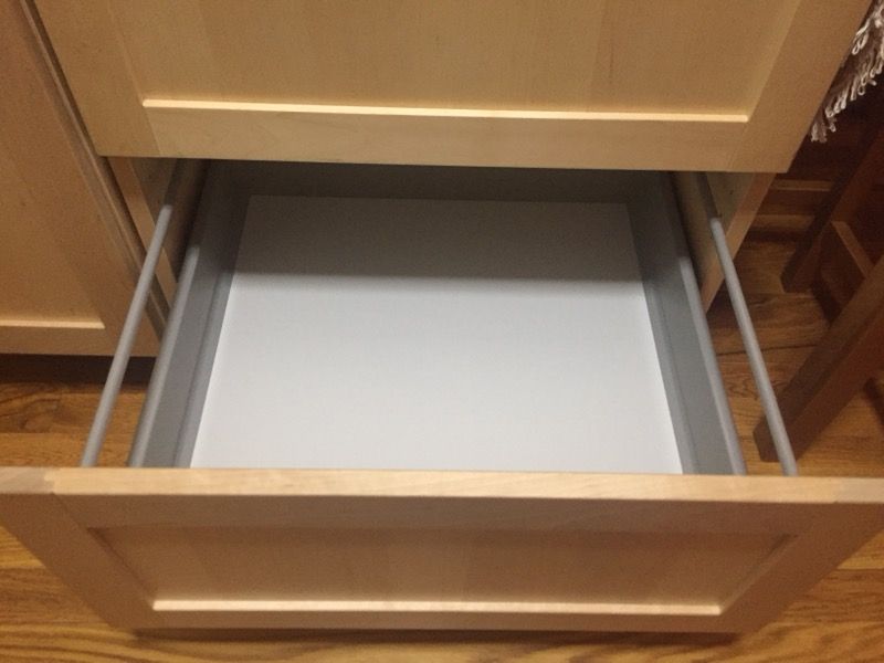 Kitchen cabinet and table