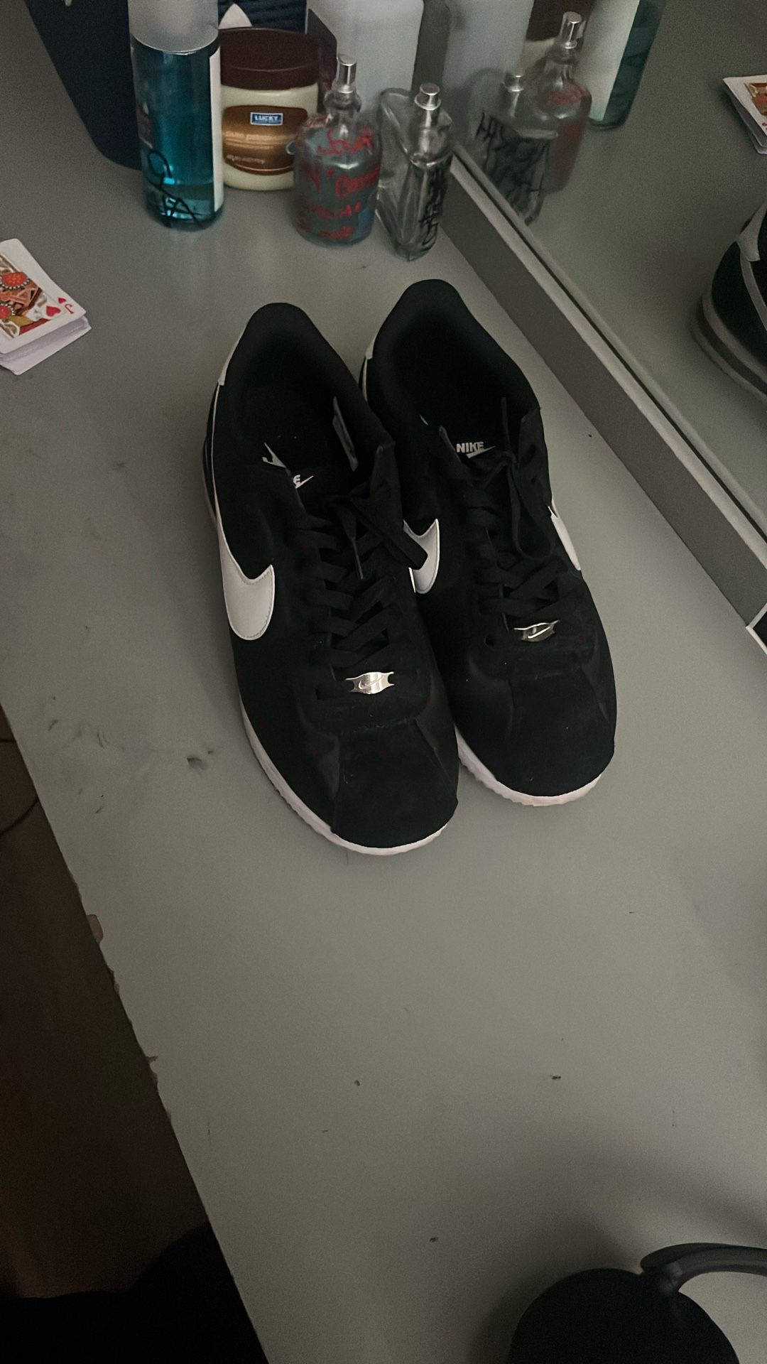 NIKE CORTEZ BLACK SHOE SIZE 11