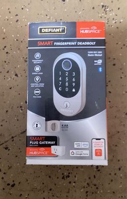 Defiant Smart Fingerprint Deadbolt Satin Nickel