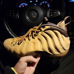Nike Foamposite Wheat Color AKA Timberland