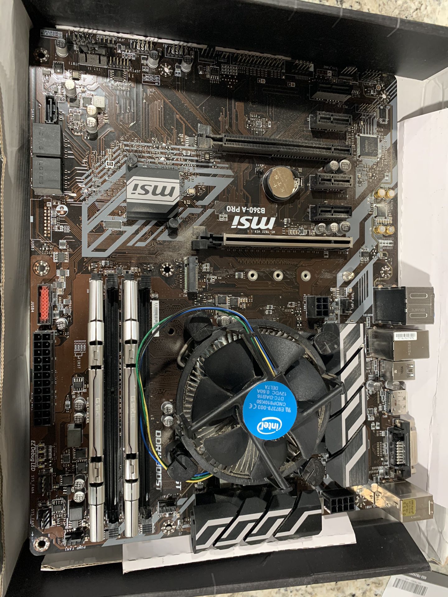 MSB360-A PRO Motherboard With 16gb Ram And Core i5 8th gen