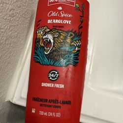 ORIGINAL BEARGLOVE OLD SPICE BODY WASH LOGO 
