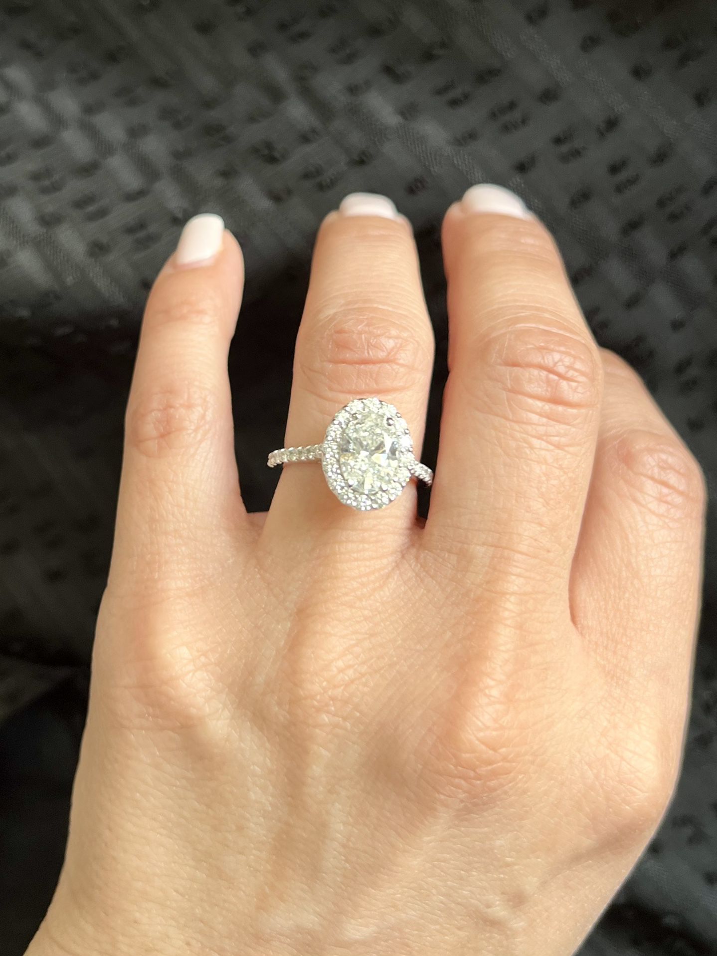 Diamond Engagement Ring – 1.50 Carat Oval