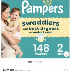Pampers Size 2 (148 Count)
