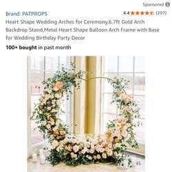Heart Shape Ballon Arch 