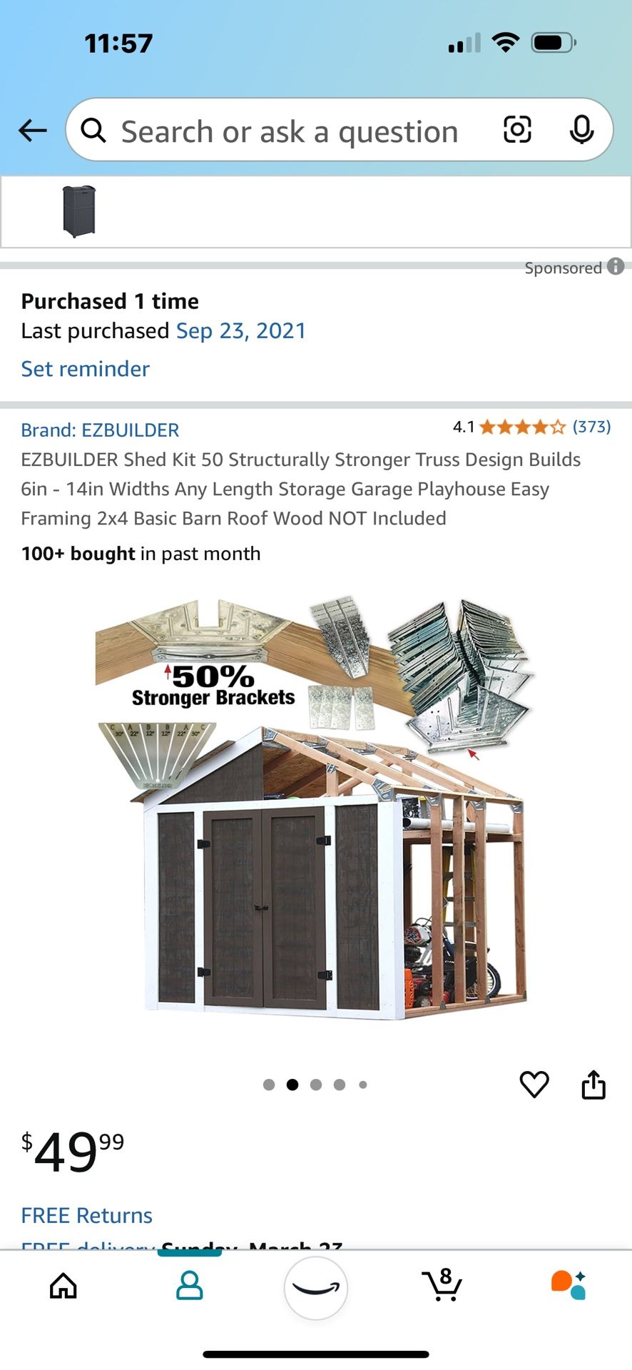 EZ BUILDER shed Kit