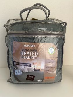 Biddeford Micro Heated Blanket Brand New